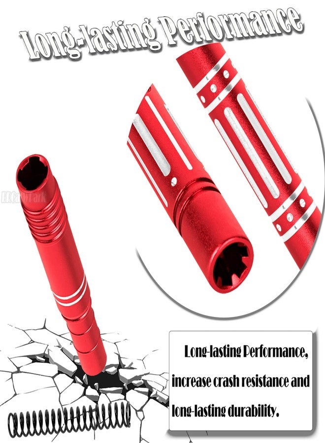 BRCatWPark RC Centor Driveshaft Axles Upgrades Part for 1/10 Granite Senton Vorteks 3S BLX(Mega550),Big Rock 3S BLX,1/8 Typhon Infraction 3S BLX(Mega550),Alloy Drive Shaft CVD Hop-Up,Red - Image 5